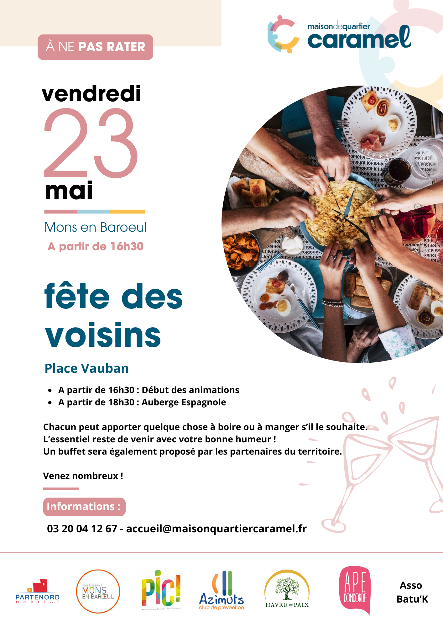 Affiche fetes des voisins 2025