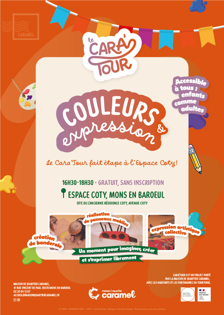 Affiche Cara'Tour : Couleurs & Expression