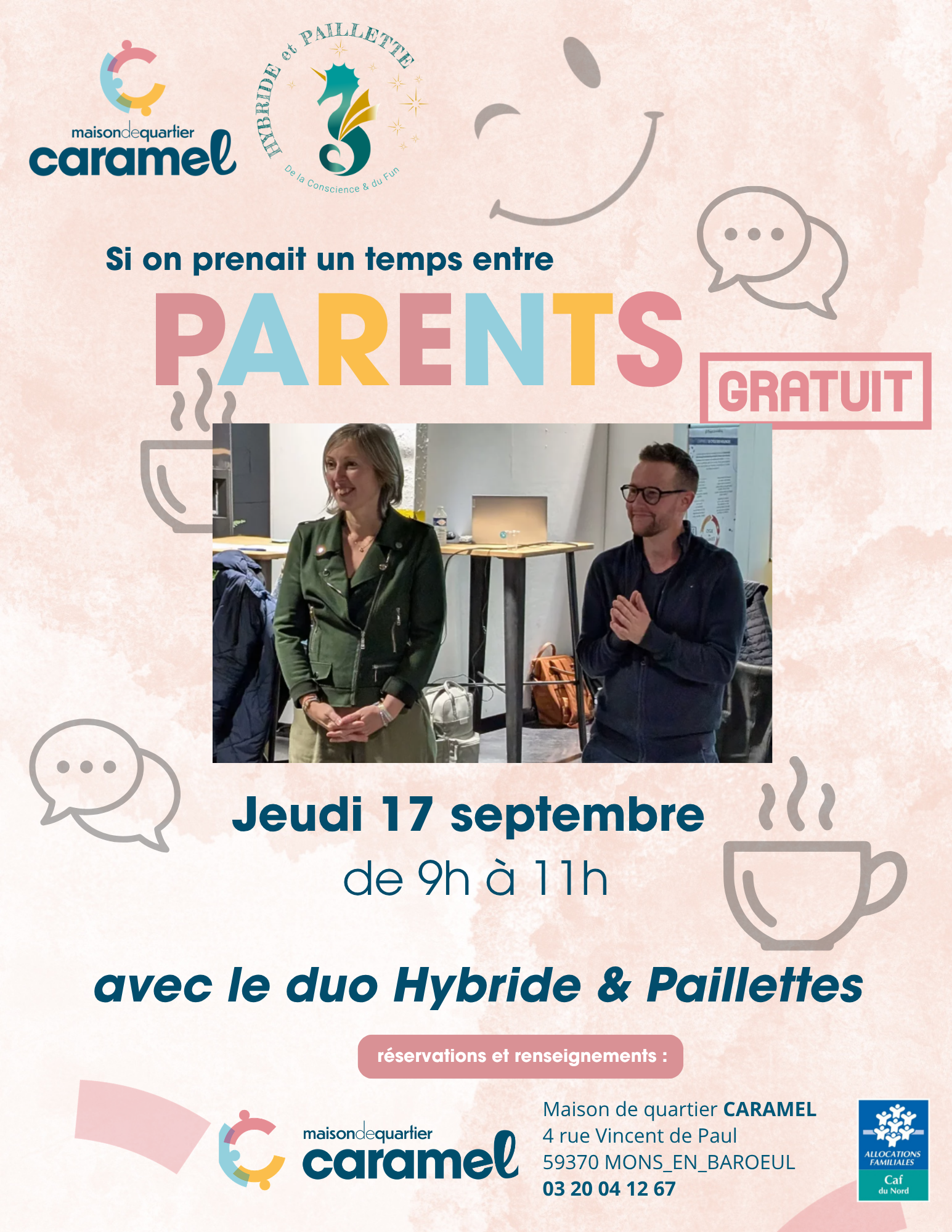 Affiche Hybride et Paillette sept 26