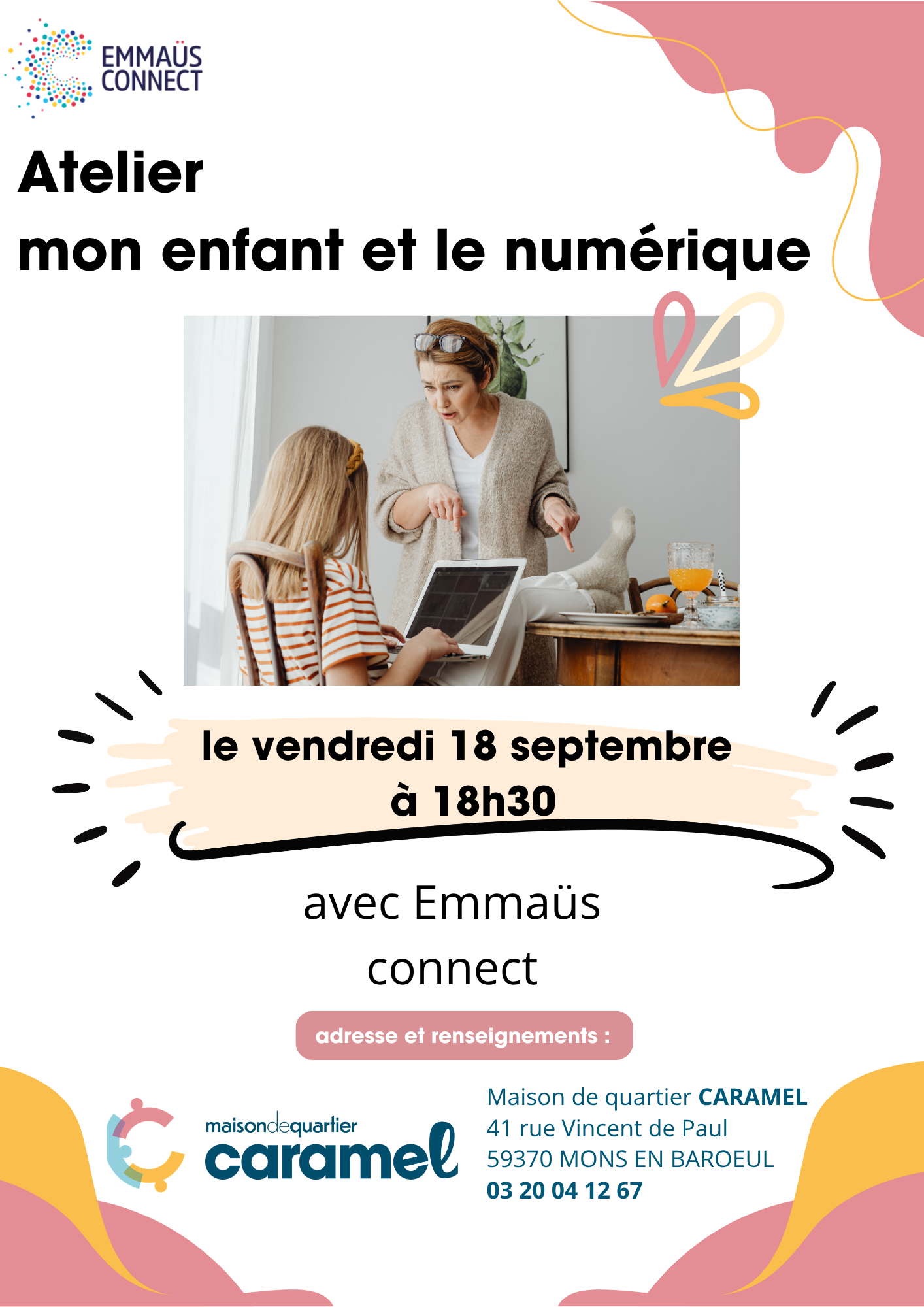 Affiche mon enfant et le numerique